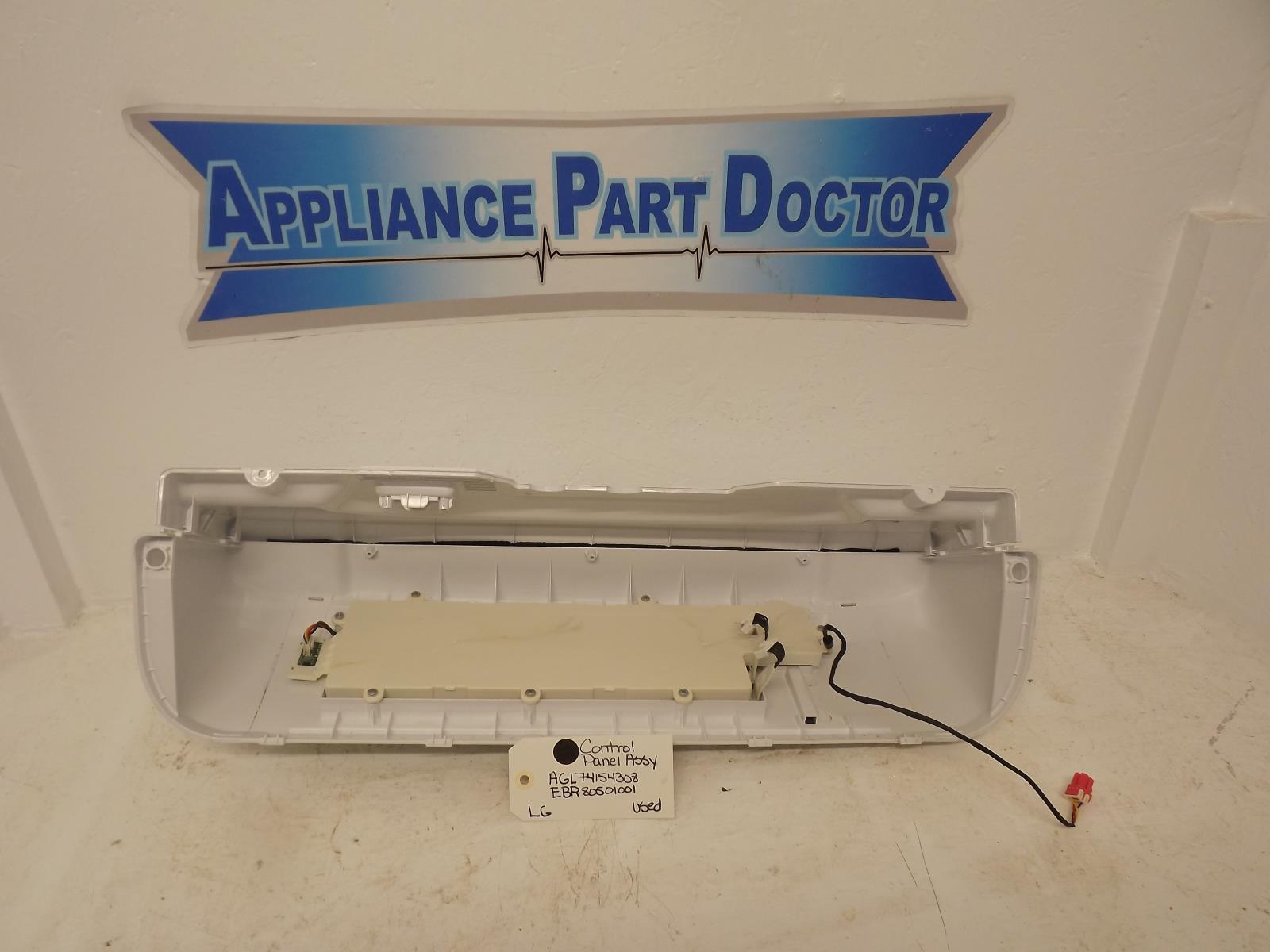 LG Washer AGL74154308 EBR80501001 Control Panel Assy Used LG Washer AGL74154308 EBR80501001 Control Panel Assy Used